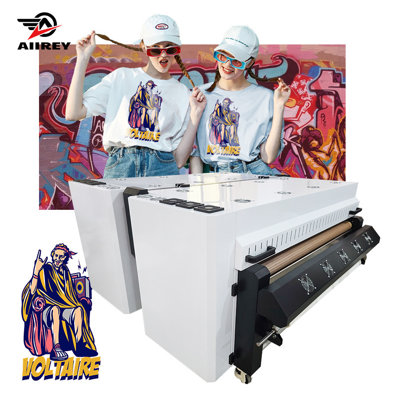 1,3 m DTF Doğrudan Filme Baskı Makinesi dtf Transferleri için çift Epson I3200 baskı kafaları