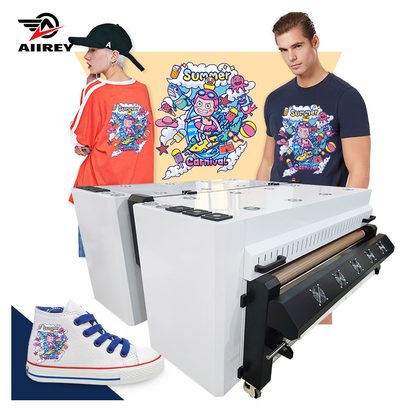 1,3 m DTF Doğrudan Filme Baskı Makinesi dtf Transferleri için çift Epson I3200 baskı kafaları