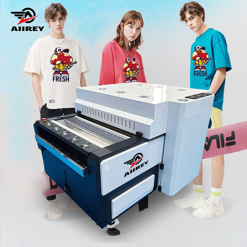 DTF toz karıştırıcı makinesi tümü bir duman temizleyicisi ile üç aşamalı ısıtma 385KG paket ağırlığı