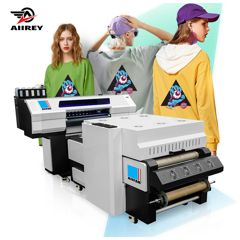 Orta ve arka üç aşamalı ısıtma DFT baskı makinesi CMYK Renk