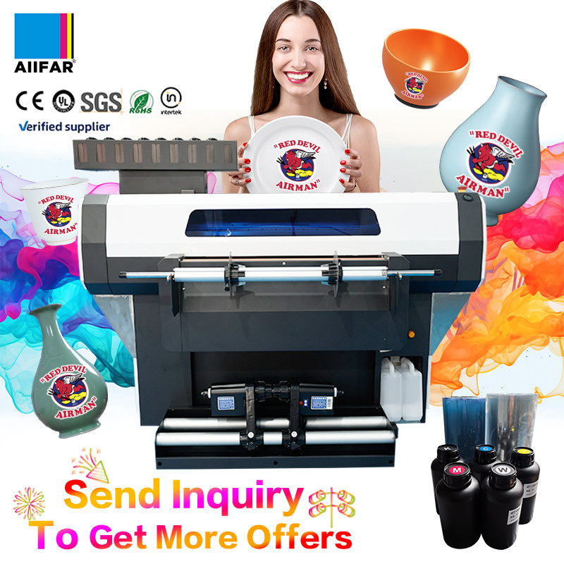 Verimlilik UV DTF Yazıcı Etiket Üretimi için Endüstriyel Sınıf UV Kristal Yazıcı