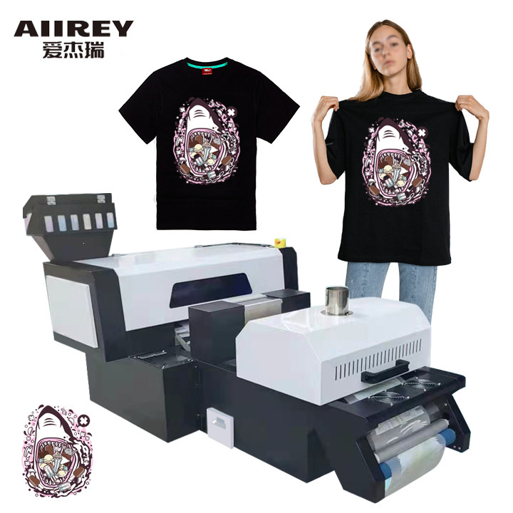 XP600 Çift Kafa 300mm DTF Yazıcı CMYK W LC LM özel Mürekkep Rengi