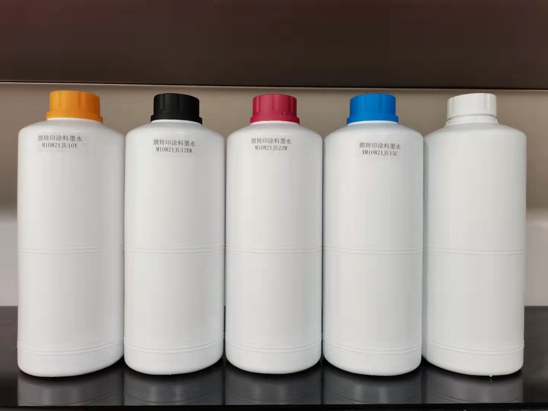 CMYK LC LM Renkli Pigment DTF Mürekkep Çatlak Yok Dayanıklı Germe